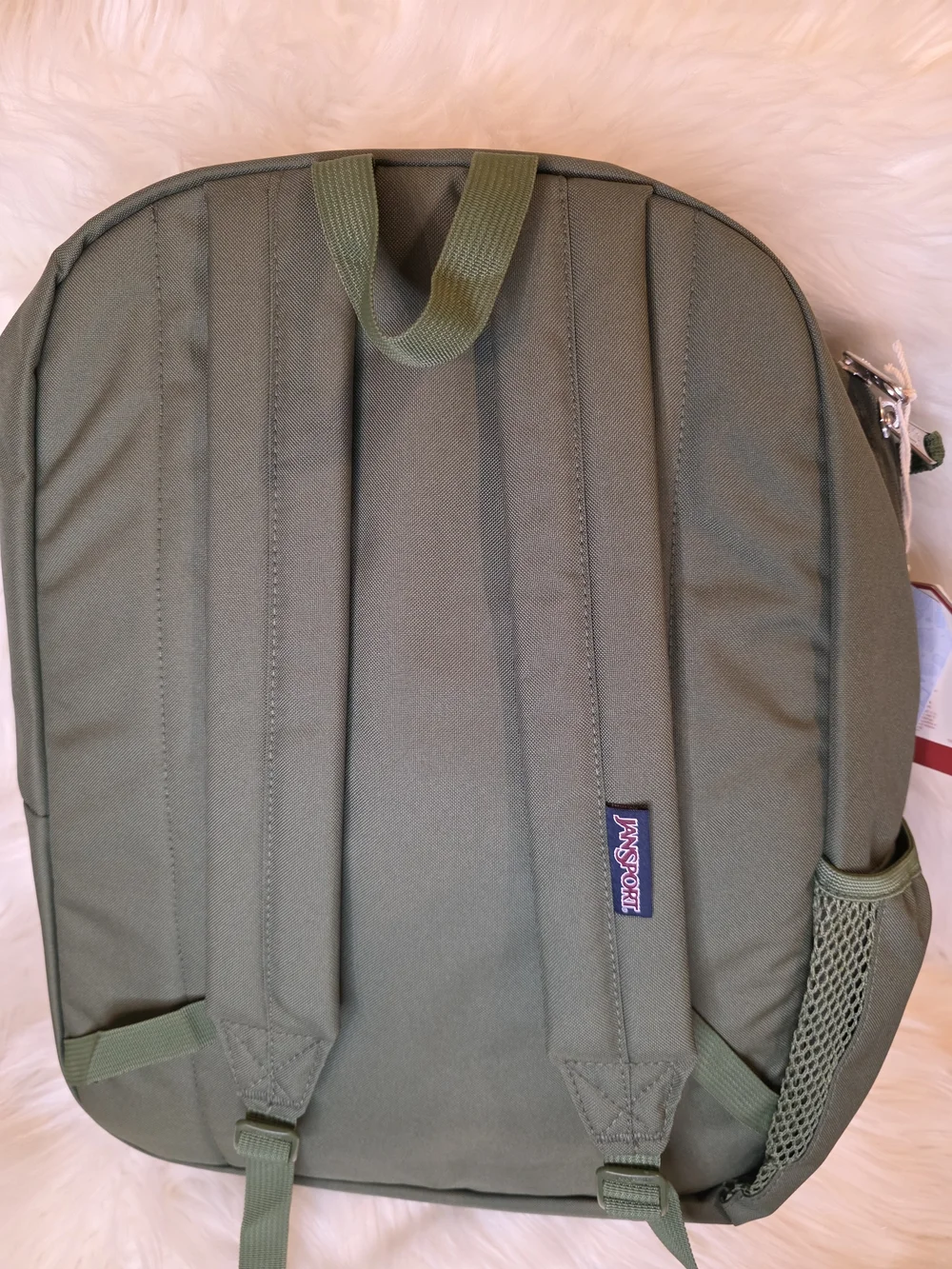 NWT JANSPORT CROSS TOWN PLUS CARGO GREEN BACKPACK